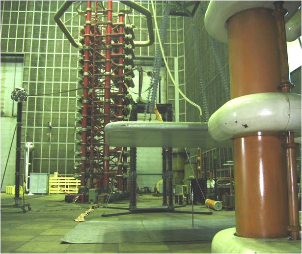 Montaj experimental pentru protectie trasnet